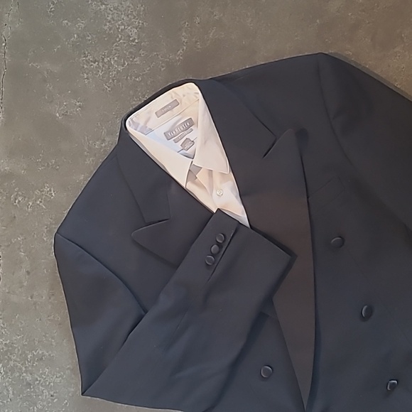 Pierre Balmain Other - VINTAGE PIERRE BALMAIN PARIS DOUBLE BREASTED TUXEDO JACKET BLAZER